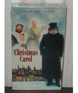George C. Scott A Christmas Carol VHS 1984 Classic Christmas Dickens SEA... - $24.70