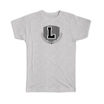 Monogram Letter L : Gift T-Shirt Alphabet Initial Name ABC - £14.21 GBP