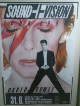 David Bowie Poster Berlin Concert ALADDIN Sane August 13 1990-
show original ... - £557.32 GBP