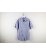 Banana Republic Mens XL Slim Fit Chambray Linen Short Sleeve Button Shir... - $823.67 MXN