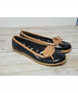 London Fog Webster Women’s Duck Slip On Rubber Rain Shoes Size 6M Black ... - $23.23 CAD