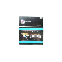 JACKSONVILLE JAGUARS GEO MAGNET RETANGLE SIZE: 3.5&quot; BY 2.5&quot; NEW - £6.29 GBP