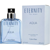 Eternity Aqua By Calvin Klein Edt Spray 6.7 Oz - £46.01 GBP