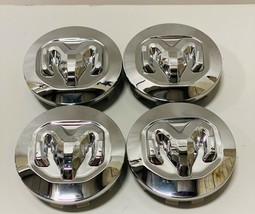 Set Of Four 2019-2024 Dodge Ram 1500 Center Cap P/N 6KF18TRMAA 2.5&quot; Center Caps - £16.58 GBP