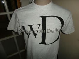 Vtg 90&#39;s White 1995 Wisconsin Dells Oneita Cotton Tshirt Adult M Nice Rare - £22.58 GBP