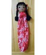 Native American Made Grocery Sack Bag Saver Holder Girl Heart Love 27&quot; V... - $41.14 CAD