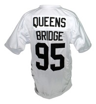 Queens Bridge #95 Shook Ones Hennessy New Men Football Jersey White Any Size image 4