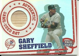 2005 Topps Pack Wars Relics Gary Sheffield PWR-GS Yankees - £2.76 GBP