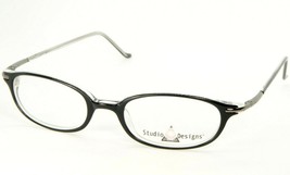 NEW Studio Designs SD 2212 BLACK On CRYSTAL EYEGLASSES GLASSES FRAME 47-... - €11,86 EUR