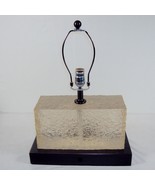 Table/Desk Lamp ~ Translucent Polyresin Ice Block On Bronze Base ~ #2841000 - $58.75