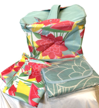 CultureFly Collapsible Picnic Tote, Napkins &amp; Packable Picnic Blanket NEW - $18.99