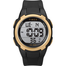 Timex T100 Black/Gold - 150 Lap [TW5M33600SO] - $31.65