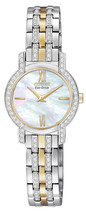 New* Citizen ECO-DRIVE EX1244-51D Ladies’ Silhouette Crystal Watch - $113.75