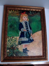  Ingeborg Kuhn Original Framed Signed Oil Painting of Little Girl - £19.98 GBP