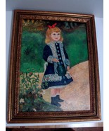  Ingeborg Kuhn Original Framed Signed Oil Painting of Little Girl - $25.00