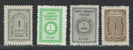 Turkey Very Fine Mint Never Hinged Stamps Set - £0.86 GBP