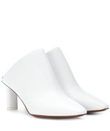 VETEMENTS White Lighter-heel Leather Mules (Size 36) - MSRP $950.00! - £196.68 GBP