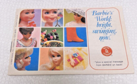 1968 Barbie's World Bright Swinging Now Booklet 4.5 x 3 inches - $8.42