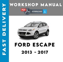 Ford Escape 2013 2014 2015 2016 2017 Service Repair Workshop Manual - £6.17 GBP