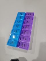2 Pack of The 7 Day Weekly AM PM Pill Organizer, Large Pill Case Pill Bo... - $6.85