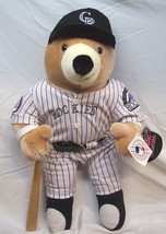 VINTAGE 1993 PRO BEAR COLORADO ROCKIES BASEBALL BEAR 22&quot; Plush STUFFED A... - $59.40