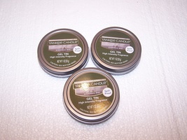 Yankee Candle Evergreen Mist High Intensity Fragrance Gel Tin  1 oz - Lot of 3 - £21.18 GBP
