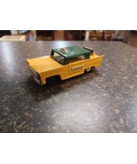Vintage Tin Litho Yellow Taxi Cab Friction Car 4.5&quot; Japan 1960&#39;s - €38,22 EUR