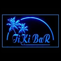 170168B Tiki Bar Sunshine Music Tropical Paradise Palm Beach Beer LED Light Sign - £17.57 GBP