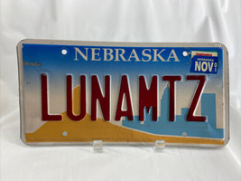 LUNAMTZ Vintage Vanity License Plate Nebraska Personalized Auto Man-Cave... - £33.50 GBP
