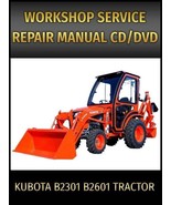 Kubota B2301 B2601 Tractor Service Repair Manual on CD - £16.08 GBP