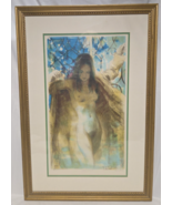 Vintage Signed Harrison Rucker Framed Print “Standing Nude” 2/325 - $236.17 CAD