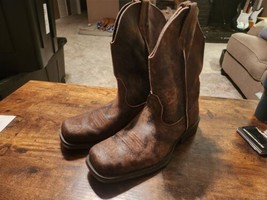 Ariat® Men&#39;s Rambler Antiqued Brown Square Toe Boots 10025171 - 10 D - $127.71