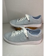 Converse All Star Women Size 8.5 PL L OX 555923C Grey Suede Sneakers - $406.87 MXN