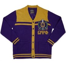 Omega Psi Phi M7 Button Down Sweater - £132.70 GBP