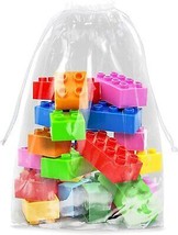 50 - 6x10 Double Drawstring Clear Poly Plastic Bags 2 MIL - £9.78 GBP