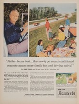 1958 Print Ad Portland Cement Robert Young Fathers Knows Best Concrete Highways - £15.37 GBP