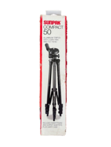 SUNPAK COMPACT 50&quot; CAMERA/SMARTPHONE ALUMINUM TRIPOD,620-50BK-60 Open Box - $16.79