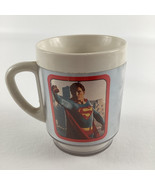 DC Comics Superman Insulated Double Wall Cup Mug Vintage 1978 Dawn Man O... - $24.70