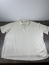 Jamaica Jaxx Shirt Mens 2XL Green Short Sleeve Polo Striped silk - $13.88