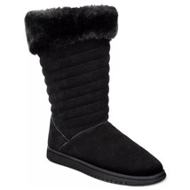 Style &amp; Co Women Cold Weather Winter Booties Novaa Size US 8M Black Suede - £24.66 GBP