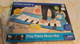 Discovery Play Piano Music Mat Built-in Song Library Ages 3+ NEW IN BOX - £7.78 GBP