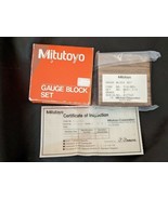 Set 2 Mitutoyo 516-804 Jauge Bloc Rectangulaire Acier Grade 3 BE2- 1-3 J... - €130,17 EUR