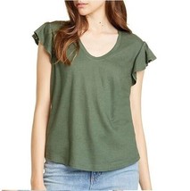 La Vie by Rebecca Taylor Womens S Olive Green T Shirt Top NWT CY41 - £34.53 GBP