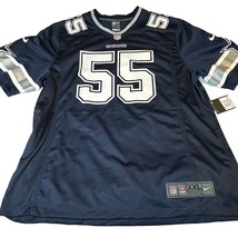 Leighton Vander Esch #55 Dallas Cowboys Nike Dark Blue Football Jersey 2XL NEW - $87.03