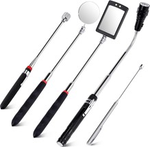  Gifts for Men - Telescoping Magnetic Pickup Tool- 5PCS- Telescoping Magnetic To - £29.02 GBP