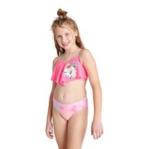 Justice Girls 2 Piece Flounce Top Bikini Swimsuit, Size XL (16/18) Color... - £13.44 GBP