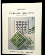 Scandinavian Cross Stitch on Linen &amp; Cotton Inga Bergfeldt Hardcover Boo... - $12.93 CAD