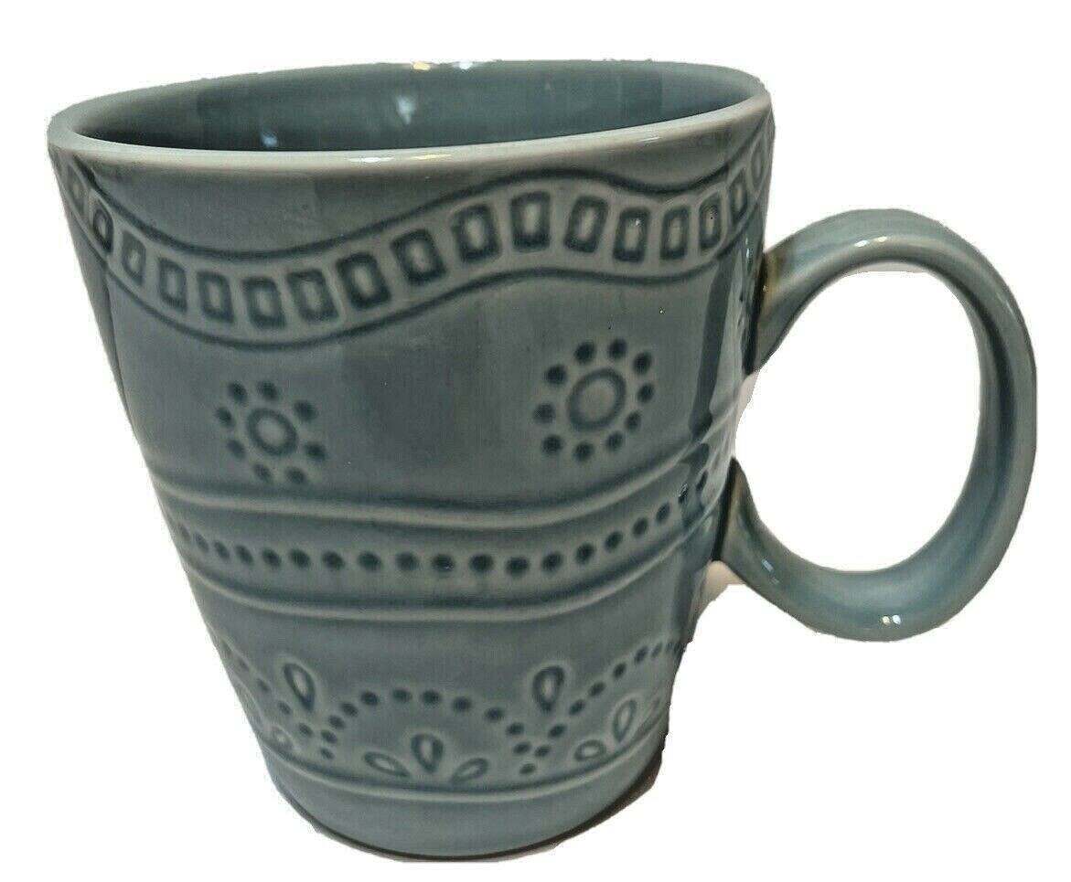 Threshold Kennet Azure Blue Stoneware Coffee Tea Cup Mug - $10.62