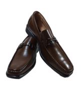 Franco Vanucci Men&#39;s Medicci Dress Loafer Shoes SL Size 43 Brown - £31.37 GBP