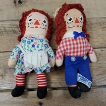 Vintage Small Knickerbocker Raggedy Ann and Andy  Stuffed Doll 7&quot;  - £11.05 GBP